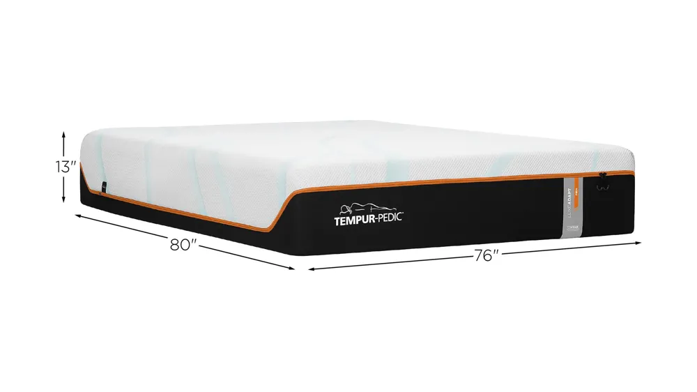 Tempur-Pedic TEMPUR-Luxe Adapt Firm Memory Foam Mattress Dimensions