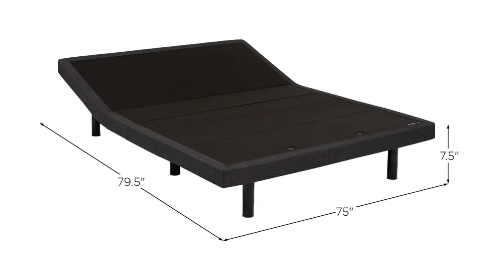 Beautyrest Advanced Motion II Adjustable Base Split King Set Dimensions