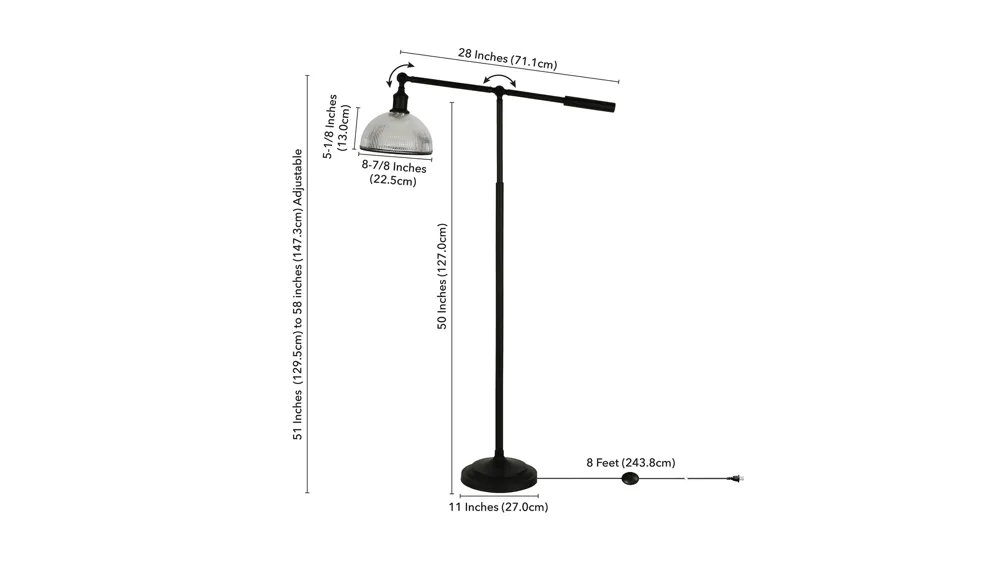 Fima Floor Lamp Dimensions
