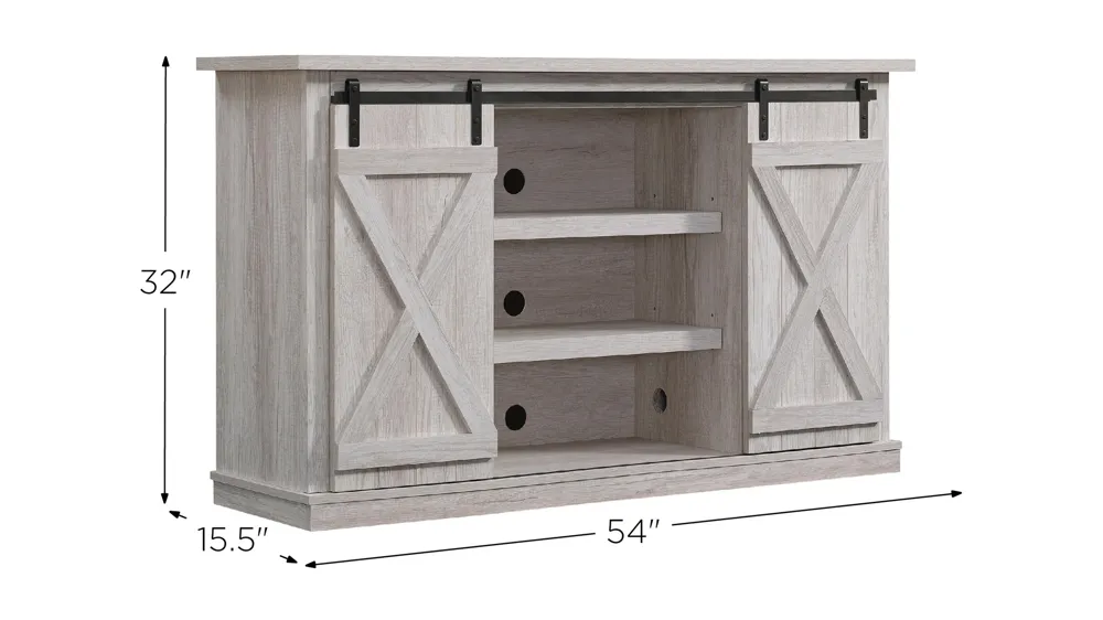 Cottonwood TV Console Dimensions
