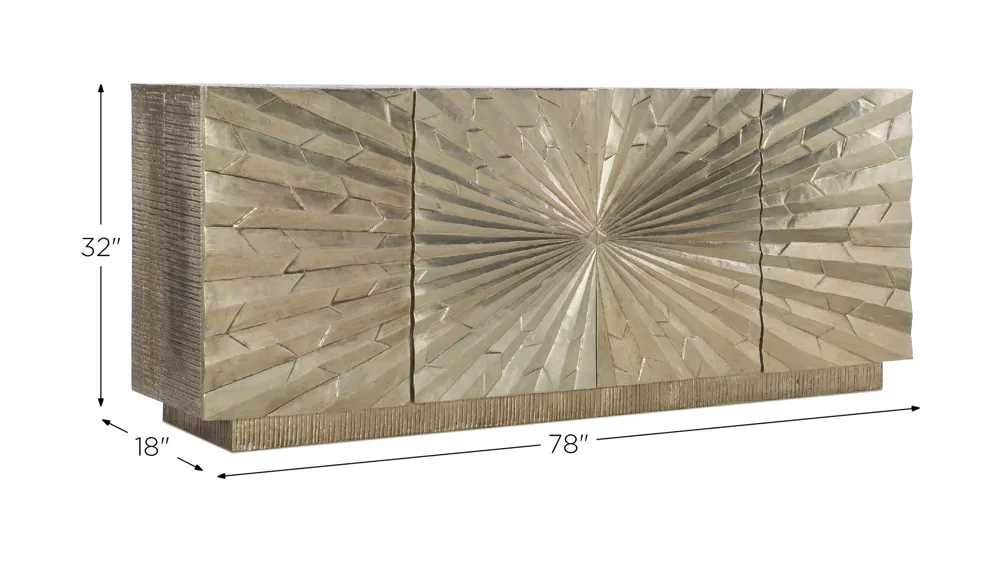 Big Bang 78in Entertainment Console Dimensions