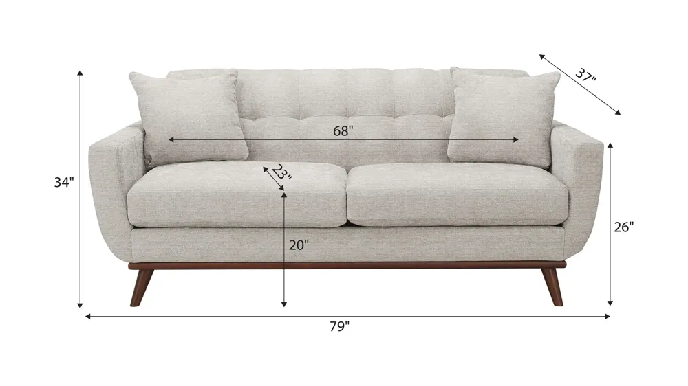 Milo Apartment Sofa Dimensions