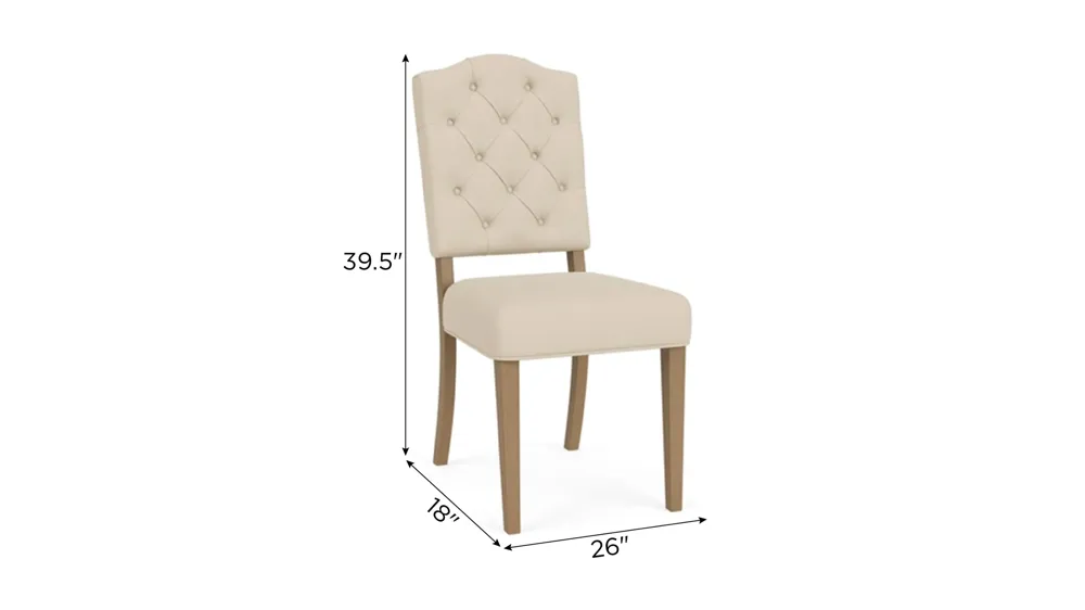 Aberdeen Chair- Set of 2 Dimensions