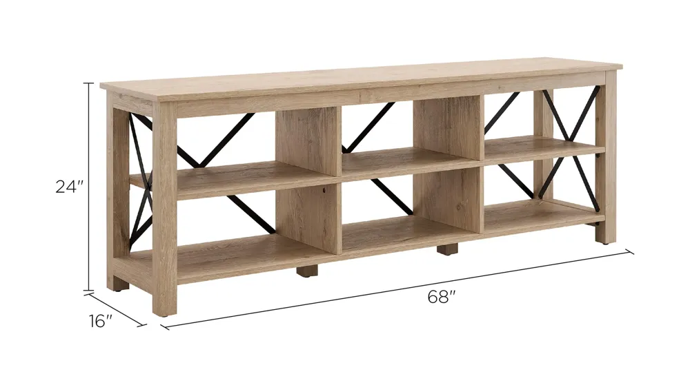 Curlew 68" TV Stand Dimensions