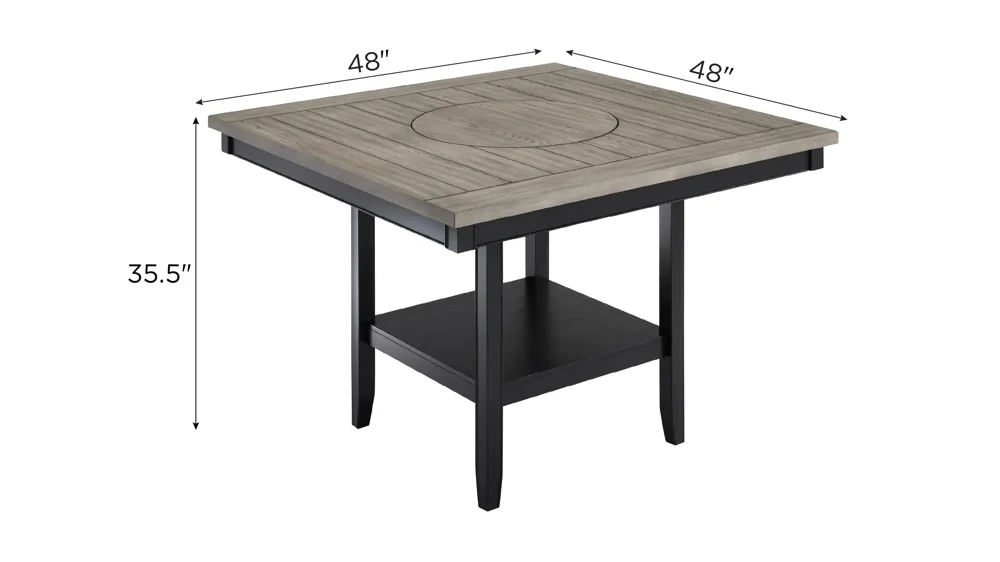 Lysander Counter-Height Table Dimensions
