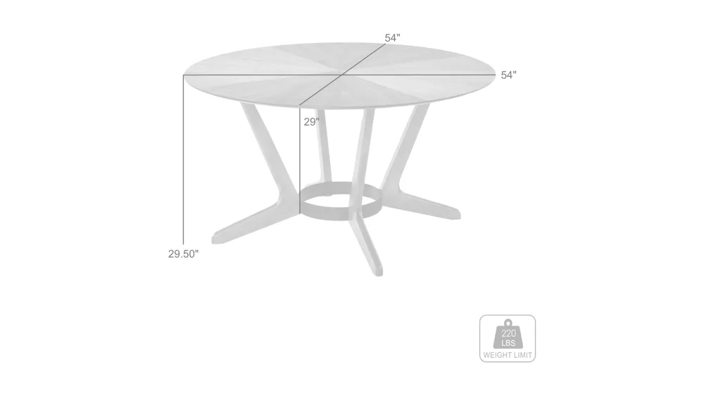 Santana Dining Table Dimensions