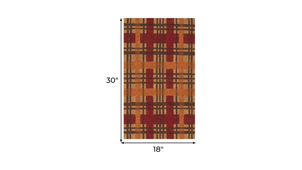 Natura Plaid Mat Dimensions
