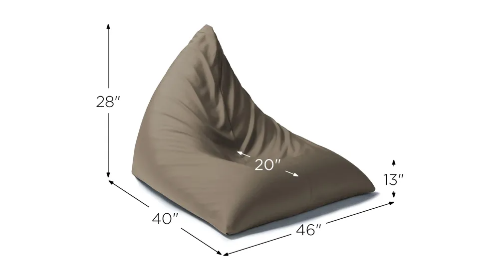 Rami Outdoor Bean Bag Chair Dimensions