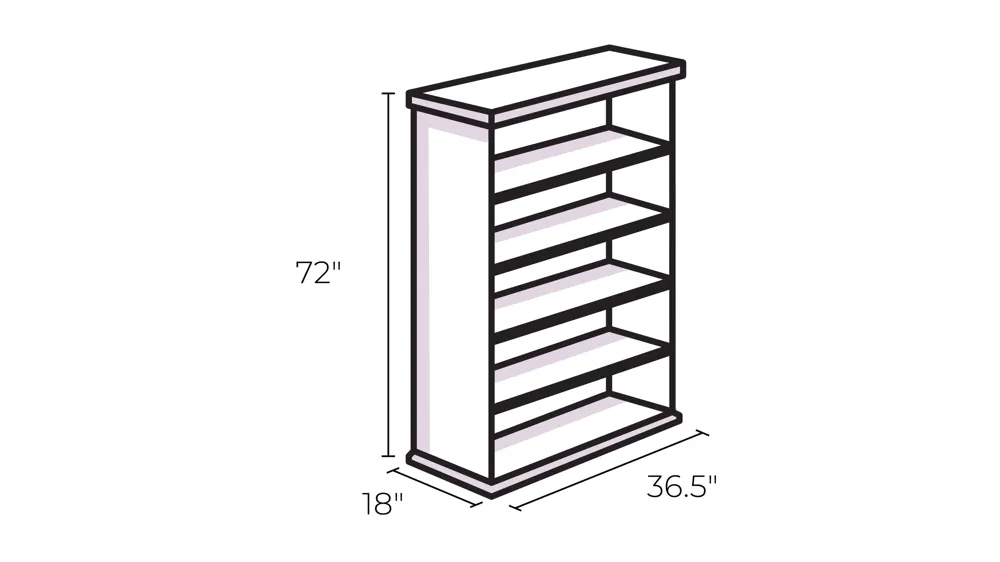 Hekman Open Shelving Dimensions