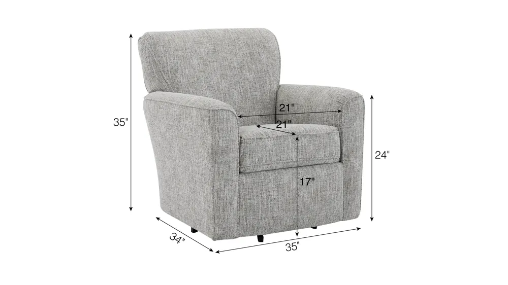 Fairhaven Swivel Chair Dimensions