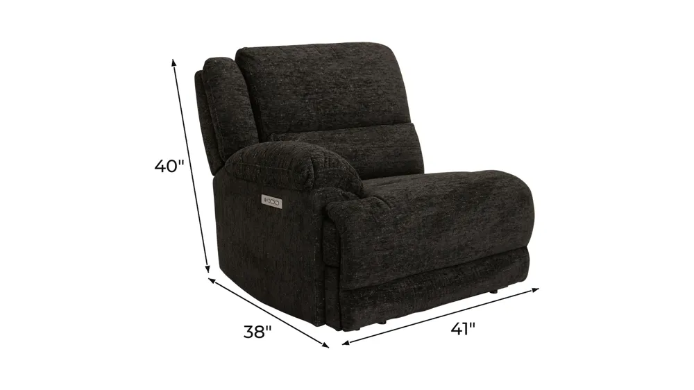 Filmore Left Arm Facing Dual Power Recliner Dimensions