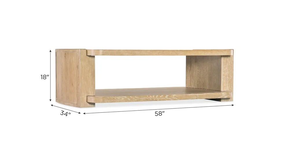 Retreat Rectangle Cocktail Table Dimensions