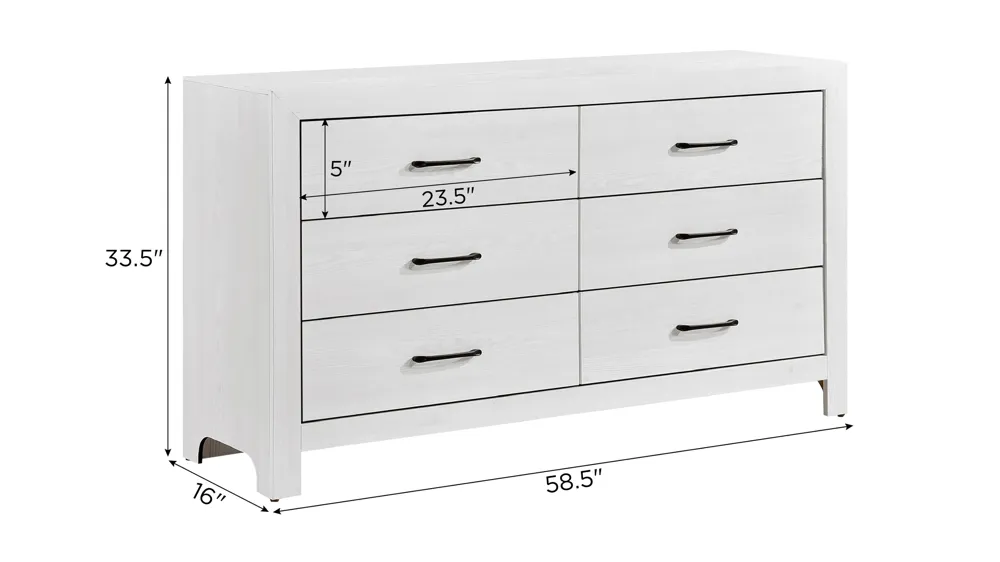 Bijou Dresser Dimensions