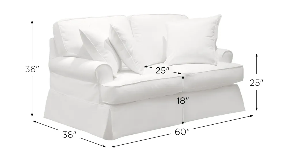 Horizon Loveseat Dimensions