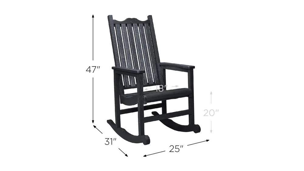 Generation Recycled Outdoor Rocking Chair Dimensions