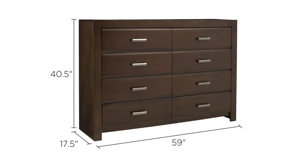 Reggio Bedroom Dresser Dimensions