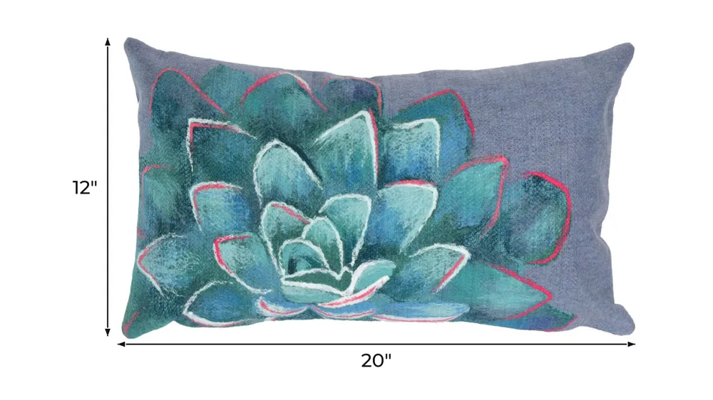 Liora Manne Visions III Succulent Pillow Dimensions