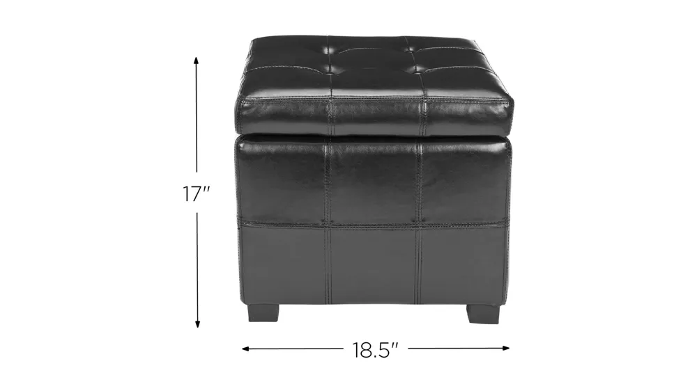 Patrice Tufted Ottoman Dimensions