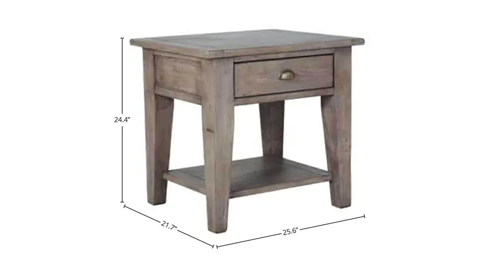 Irish Coast Regular Side Table - Sundried Dimensions