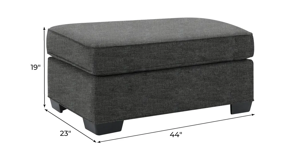 Wellsley Chair and a Half Ottoman Dimensions