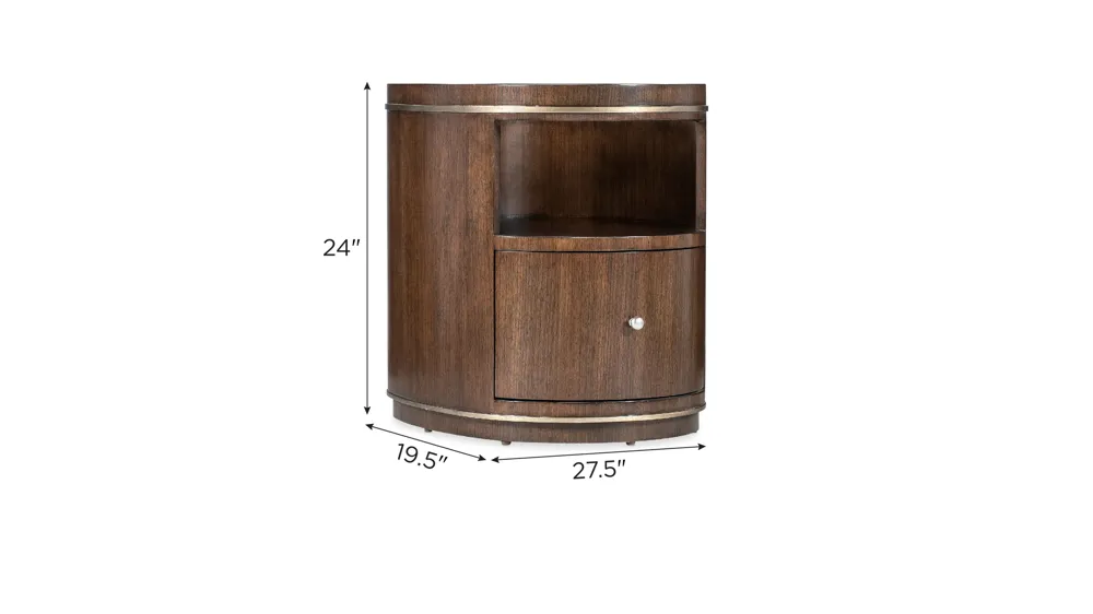 Melange Contours Side Table Dimensions