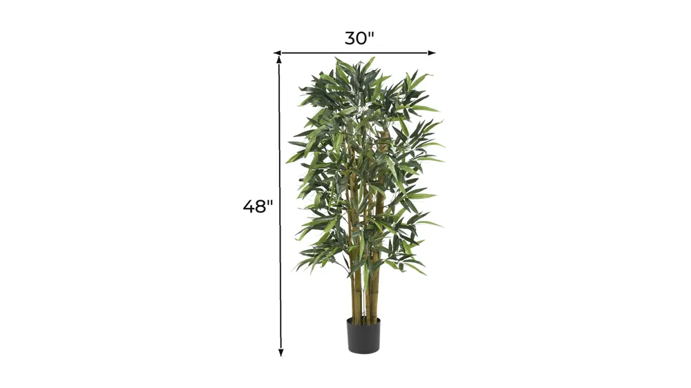 4ft. Biggy Bamboo Silk Tree Dimensions