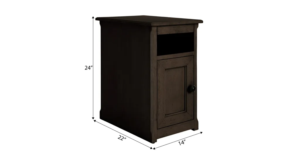 Bella Chairside Table Dimensions