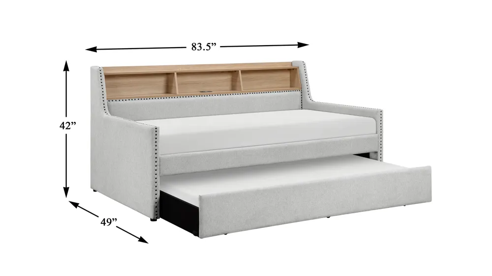 Fillmore Daybed with Trundle Dimensions