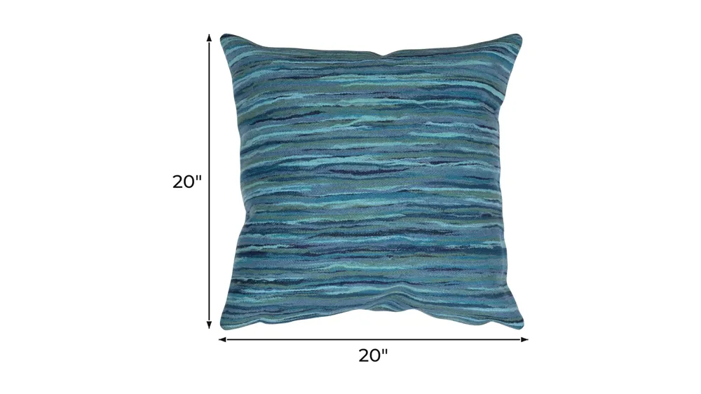 Visions III Broken Stripe Accent Pillow Dimensions