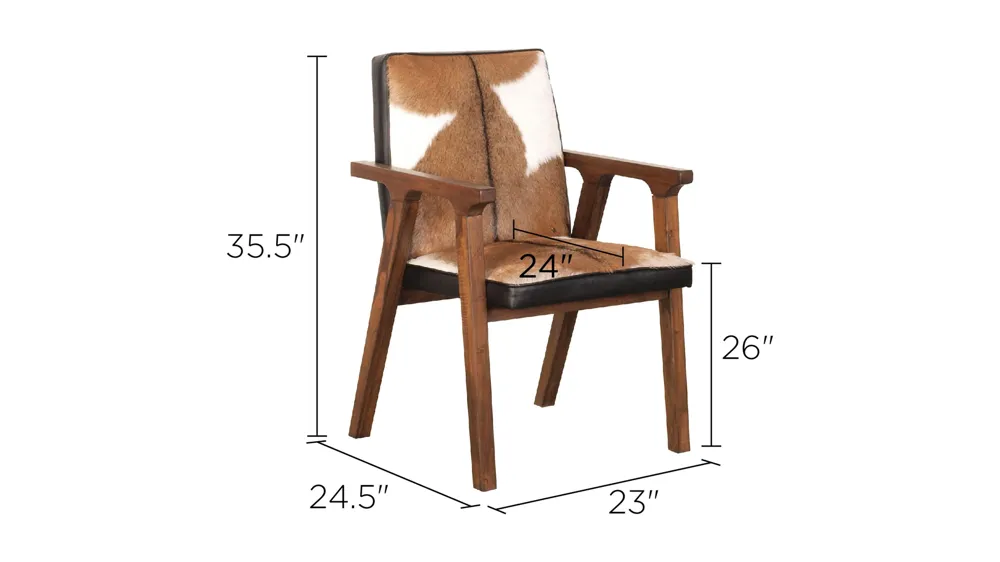 Rio Leather Armchair Dimensions