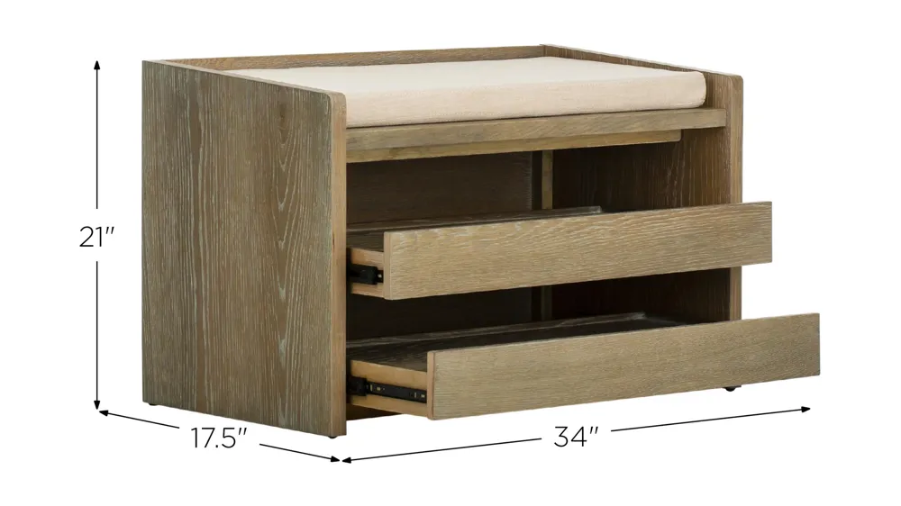 Percy Storage Bench Dimensions