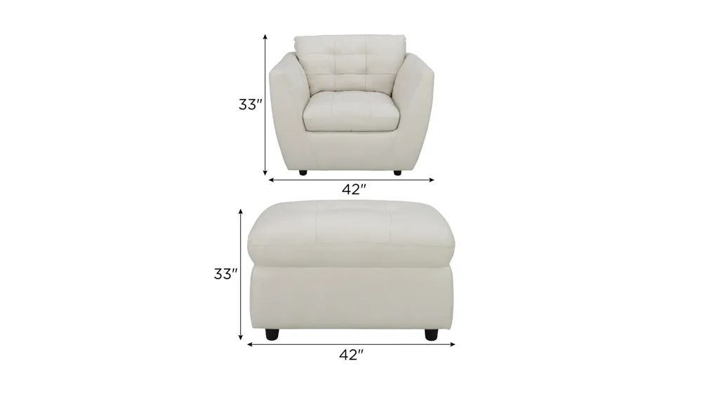 Damar Living Room Set Dimensions