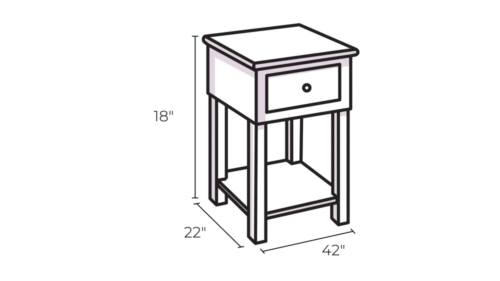 Westcliff Cocktail Table Dimensions