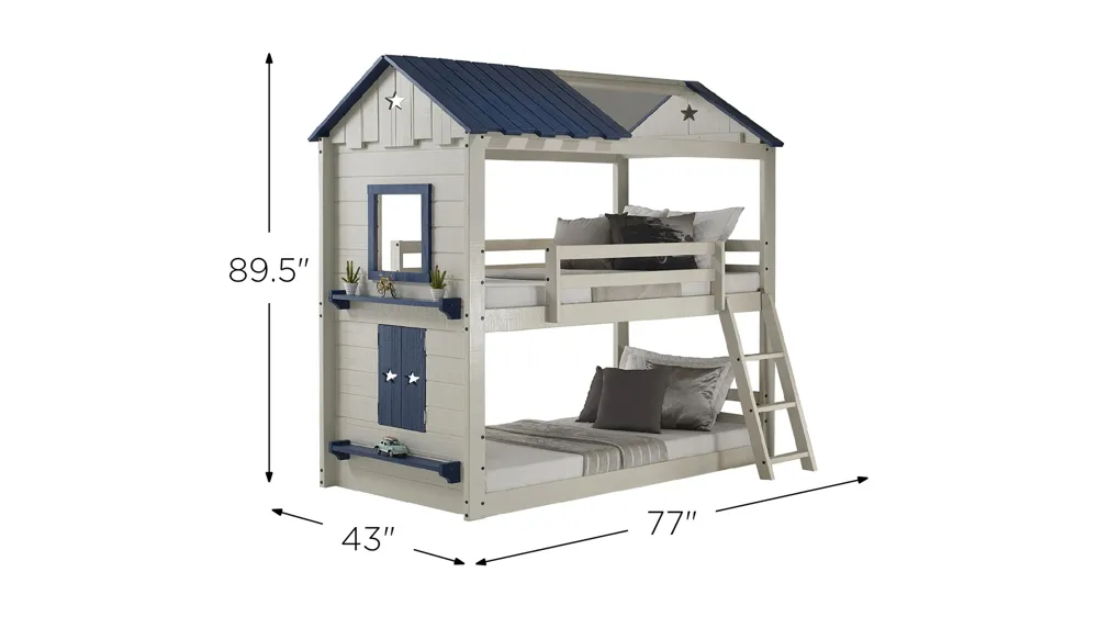 Star Gazer House Bunk Bed Dimensions