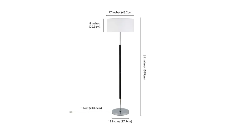 Cassius Floor Lamp Dimensions