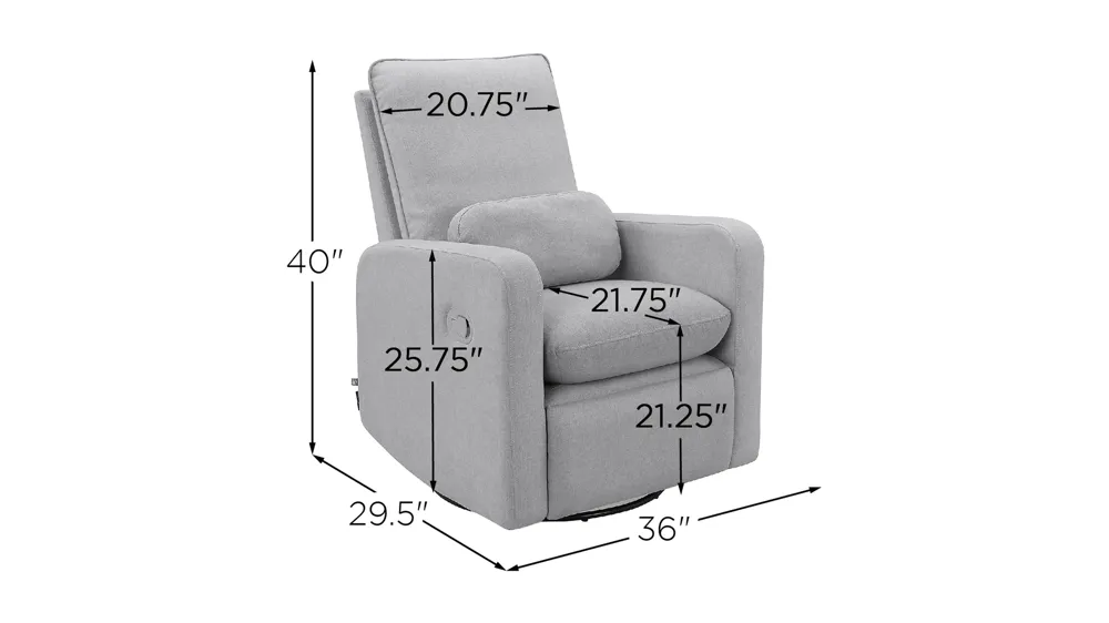 BabyGap Recliner By Delta Children Dimensions