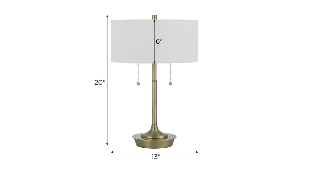 Kendal Table Lamp Dimensions