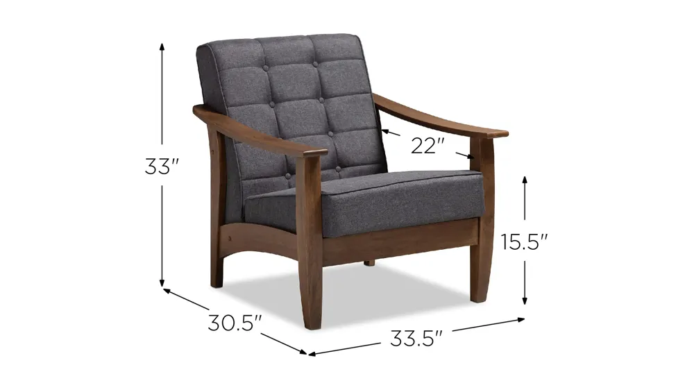 Larsen Lounge Chair Dimensions
