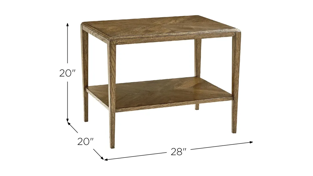 Nova Rectangular Side Table Dimensions