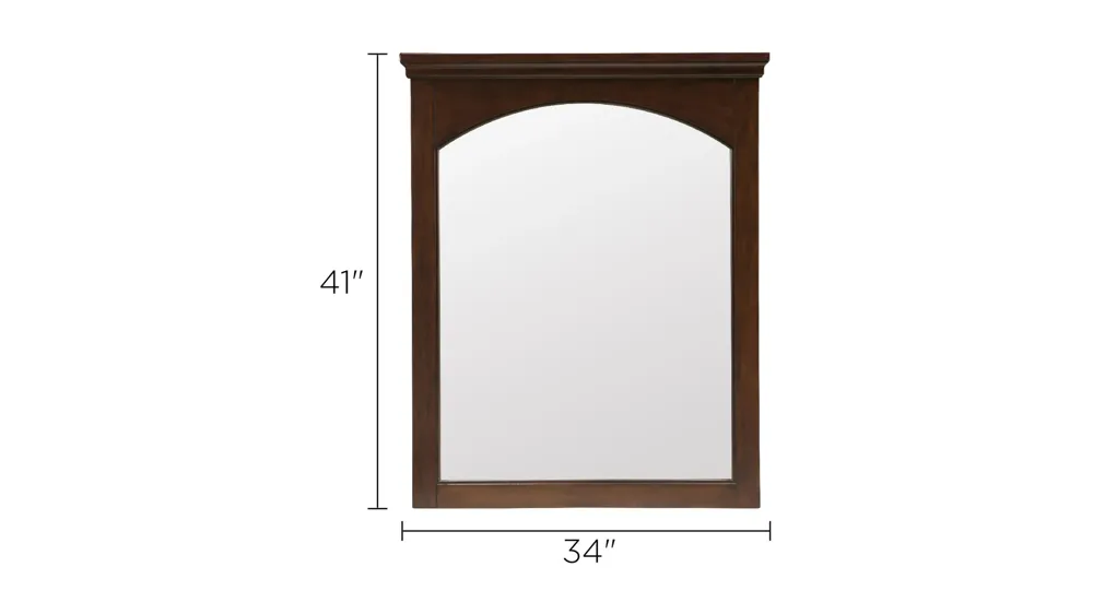Kylie Youth Bedroom Dresser Mirror Dimensions