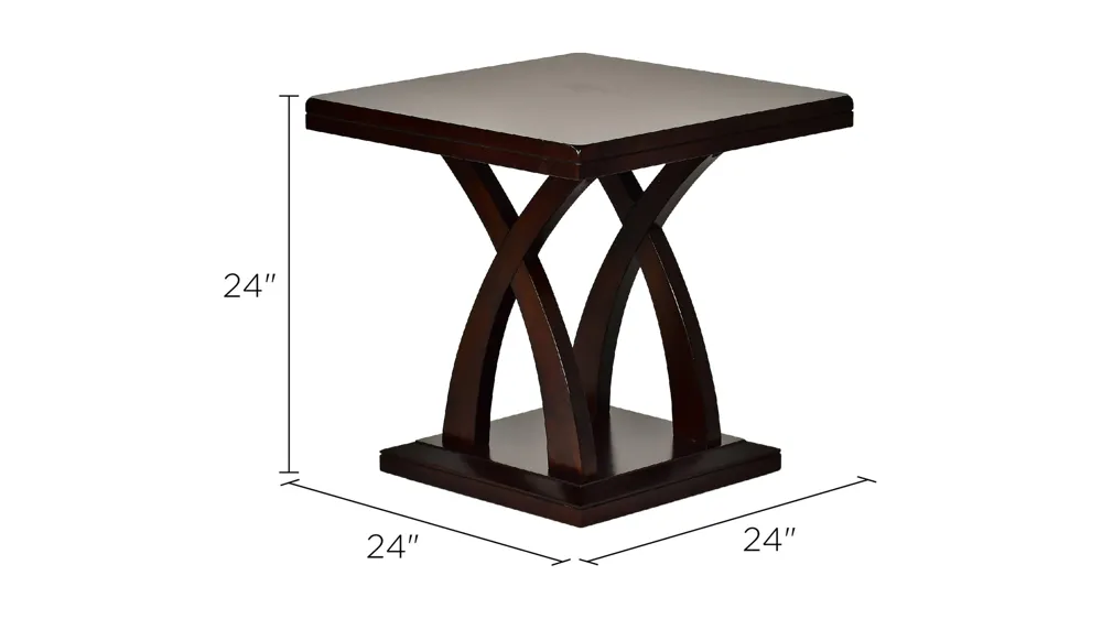 Jocelin Square End Table Dimensions