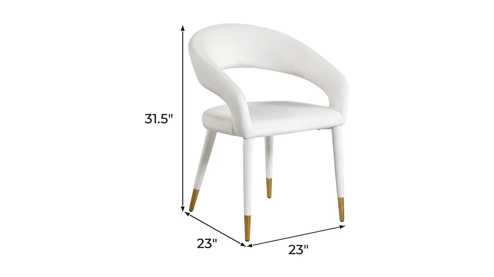 Destiny Dining Chair - Set of 2 Dimensions