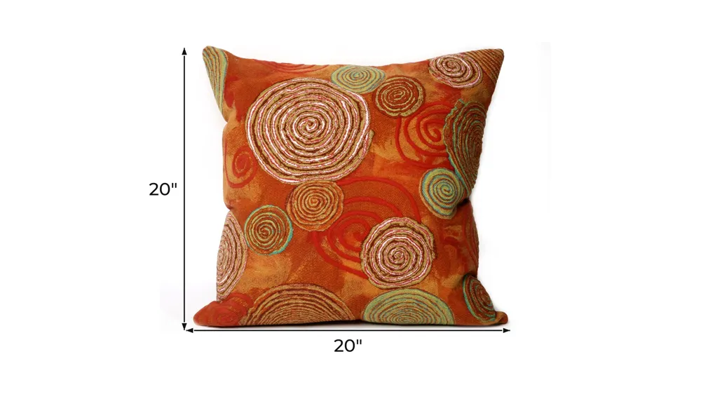 Liora Manne Visions III Graffiti Swirl Pillow Dimensions