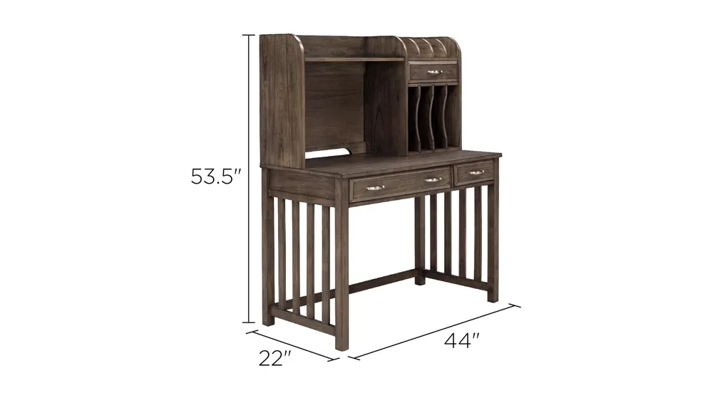 Linbrooke 2-pc. Writing Desk And Hutch Dimensions