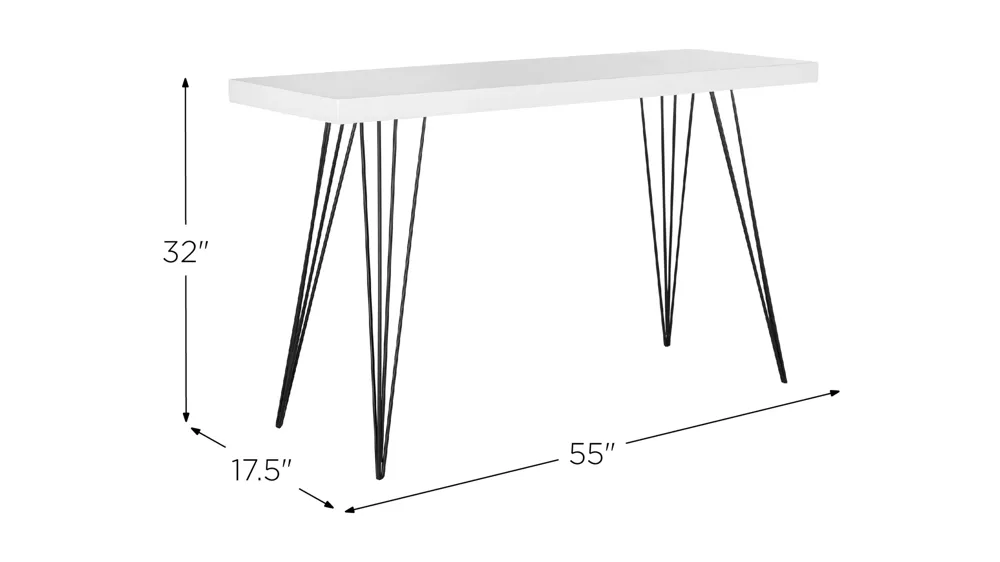 Athena Console Table Dimensions