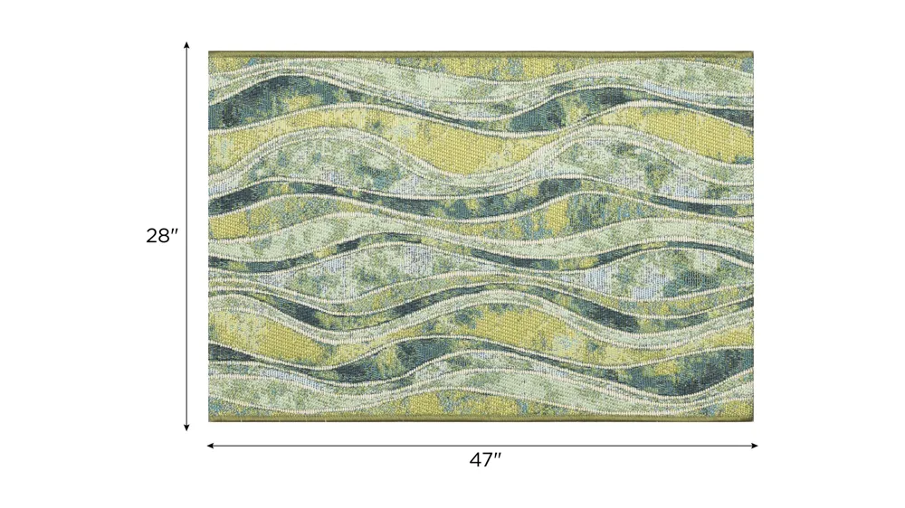 Esencia Wave Indoor/Outdoor Mat Dimensions