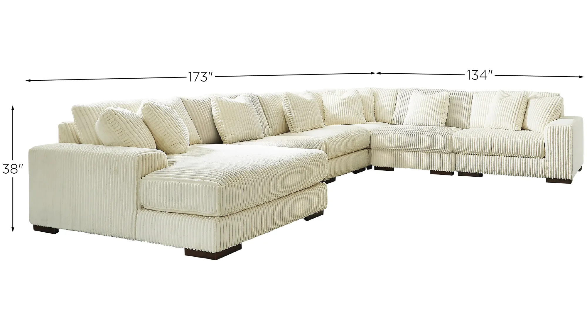 Lindyn 6-Piece Sectional with Chaise