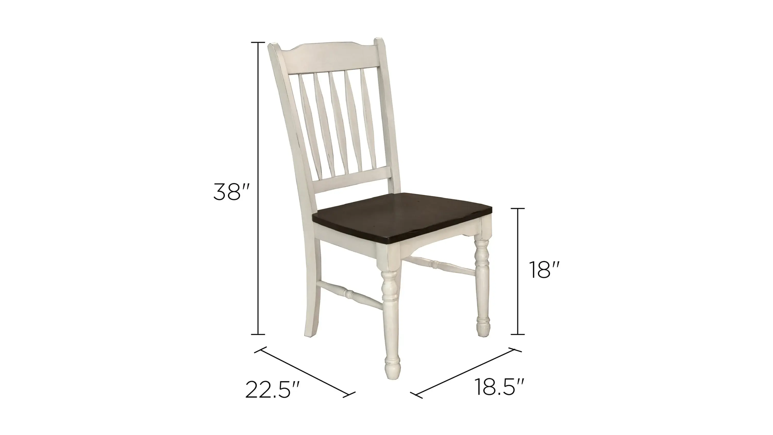 British Isles Slatback Dining Chair - Thumbnail 3