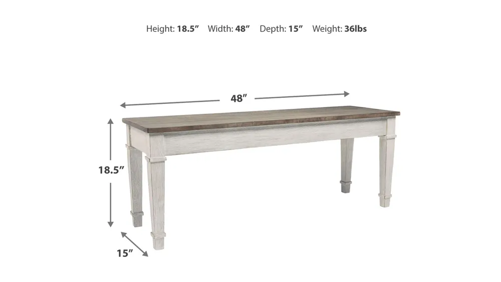 Jonette Storage Bench Dimensions