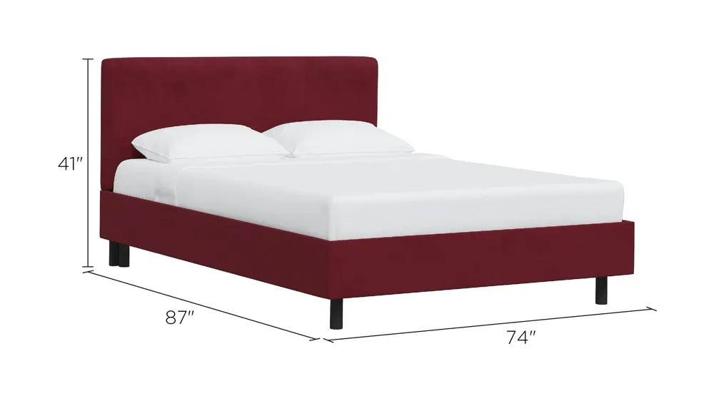 Valerie Platform Bed Dimensions